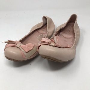 Enzo Angiolini Pink Ballet Flats Bow Size 9